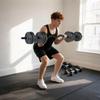 Adjustable Dumbbell Set, 25 Kg, 3-in-1, Extension Bar, Blue