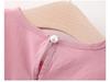 3078 Summer Girls' Korean Cotton Babydoll Dress: Short Puff Sleeves for Infants & Toddlers