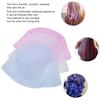 3pcs Professional Silicone Hair Dye Hat Reusable Salon Hair Color Highlighting Hat