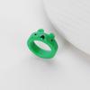 2023 New Fashion Elegant Student Ring Temperament Lovely Cartoon Ring Simple Bear Ring