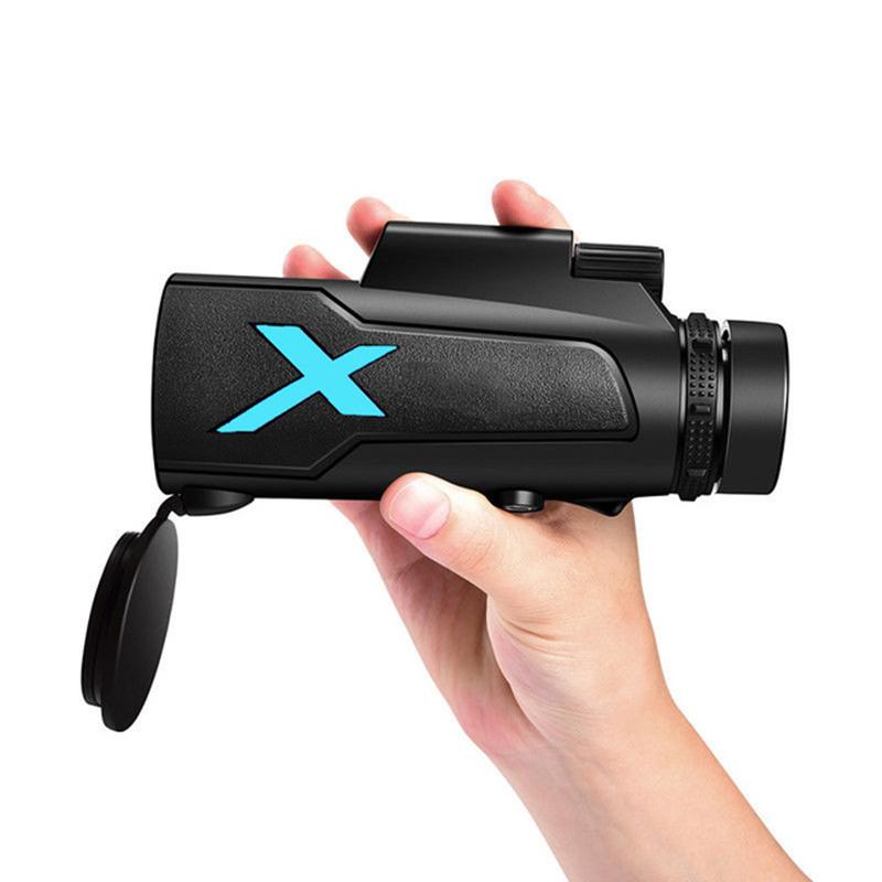 12x50 HD ZOOM Powerful Monocular Telescope Portable Binoculars Long Range Telescope Hunting Camping With Tripod Phone Clip