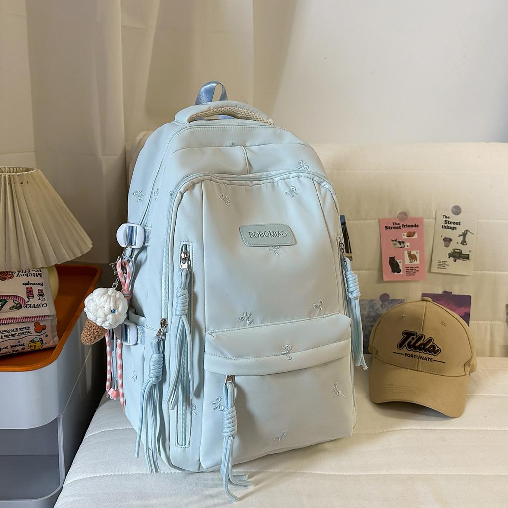 Schoolbag cute girl schoolbag large capacity college style junior high school girl high school college student backpack leisure travel backpack