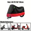 1Pc Oxford Cloth Motorcycle Scooter Cover Waterproof Sun Rain Protection Lock Hole Reflective Night Outdoor All Weather Use