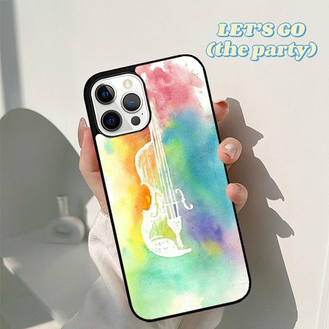 Autumu Gothic Girl Violin Watercolor Phone Case Cover for iPhone 17 Air 16 16e 15 12 11 13 14 Pro Max Plus Coque
