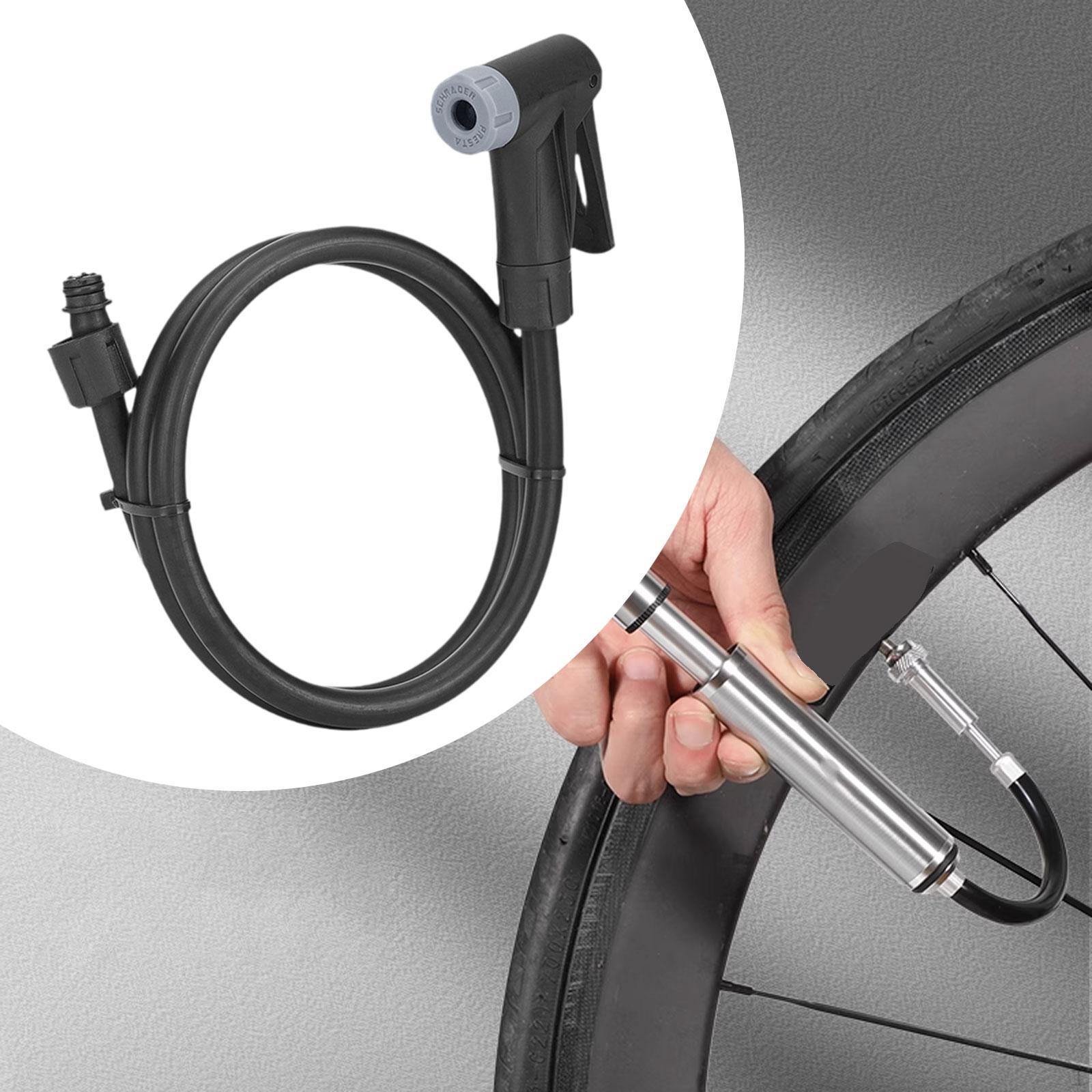 Bicycle Air Pump Hose Adapter 1M Extension Tube Accessories Lightweight Replacement 10mm Pump Pipe