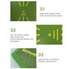 Golf Hitting Mats Swing Path Feedback Golf Practice Mat Heavy Duty Outdoors Equipment With No-Slip Base For Rough Fairway Divot