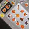 Halloween Party Stickers Pack Of 50 PVC Pumpkin Bat Designs Safe For Kids DIY Craft Decor Easy Apply Remove No Residues