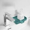 1-Pcs Creative Washing Table Soap Tray Free Punch Drain Rack Silicone Drain Soap Box Kitchen Bathroom Anti-slip Sink Tray New