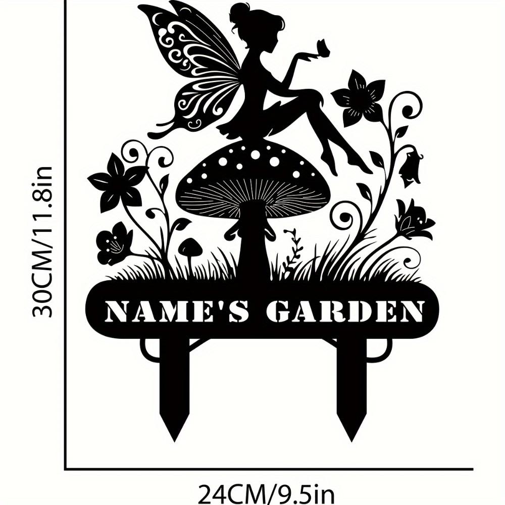 Vintage Metal Tin Sign Garden Wall Decor Personalized Plaque