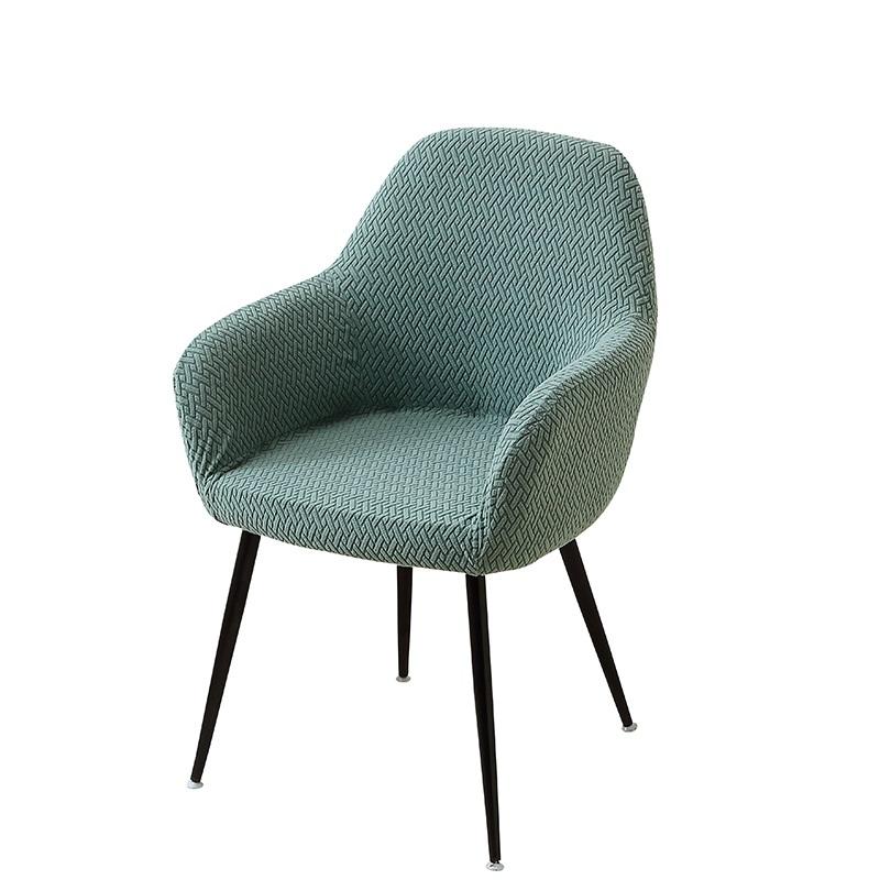 1/4Pcs Jacquard Solid Color Chair Covers Elastic High Armchair Covers Dust-Proof Chair Seat Protector Slipcovers For Home El