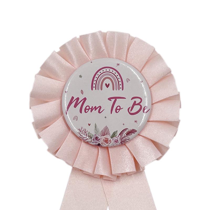 Dad-to-Be & Mom-to-Be Party Tinplate Badge
