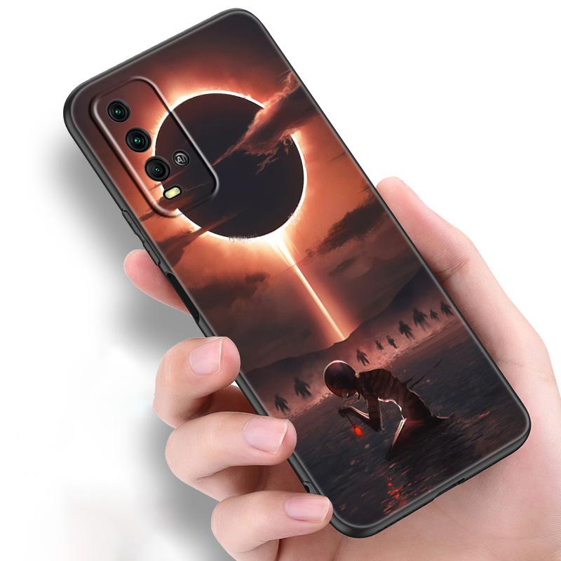 Anime Berserk Guts Silicone Phone Case For Xiaomi Redmi Note 11 10 9 8 Pro 11T 10T 10S 9S 8T 9 9A 9C 9T Black Cover Coque Funda