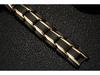 Schwarz-Gold Edelstahl Magnetisches Armband mit Germanium und Negativ-Ionen Uhrenarmband