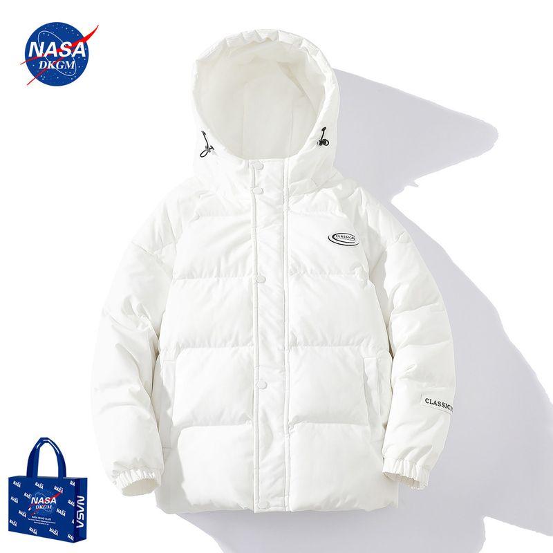 Nasa Co-Branded 2024 Winter New Men's Jacket, Thickened Warm Cotton Coat, Trendy and Stylish Men's Cotton Clothing