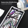Manicure Tools Storage Tray Stainless Steel Storage Dish Nail Art Accessory Display Tray Tweezers Nail Clippers Container Plate