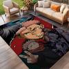Jujutsu Kaisen Print Rug, Washable Floor Carpet, For Entryway Dorm Laundry Room Office Study, Home Decor Birthday Christmas Gift