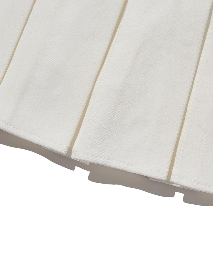 ROIDESROIS Women'S Pleated Tennis Skirt (White)