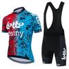 Conjunto de Maillot de Ciclismo de Manga Corta Lotto Soudal para Hombre, Ropa Transpirable para Bicicleta, Traje de Equipo de Bicicleta, Verano, 2026 Pro