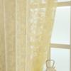 European Embroidered Sheer Curtains for Living Room Bedroom Balcony Bay Window Light Filtering Lace Window Screen