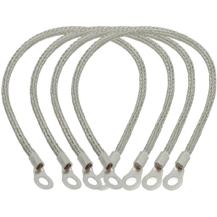 2/4Pcs 11Inch Universal Engine Ground Strap Wires Connections for K Series K24 K20 EG EF EK DC2 KTH-GWP-011(2Pcs)