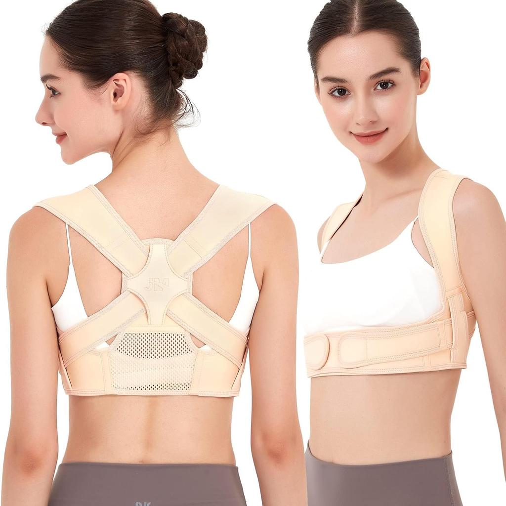 Posture Corrector for Back Support: Adjustable Shoulder Posture Brace for Men and Women