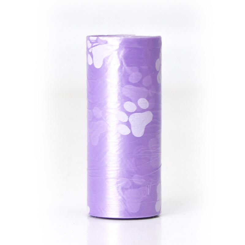 Dog Walking Portable Solid Color Poop Bags