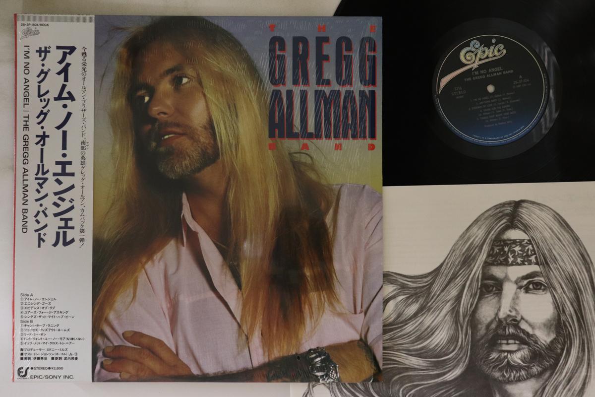 

LP Record GREGG ALLMAN BAND - I m No Angel 283P804 EPIC 1987 Japan Obi Rock Used