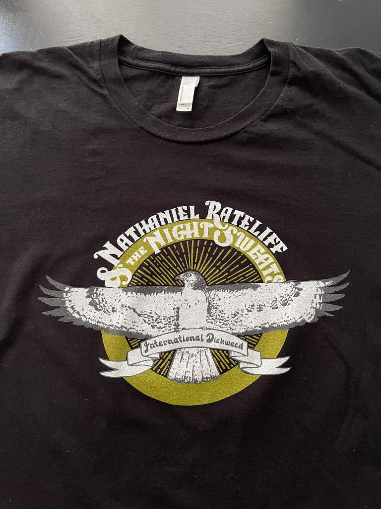 Nathaniel Rateliff & the Night Sweats International D*ckweed T-Shirt, Schwarz, XL Unisex T-Shirt