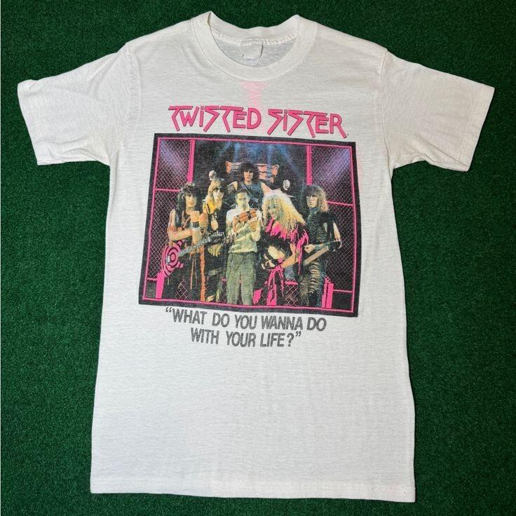 Vintage 80s Twisted Sister I Wanna Rock Shirt Adult TN0306 XXL