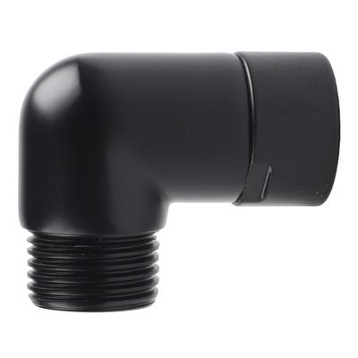 Accessory Angle Shower Connector Black Shower Fitting Strong Connection Withstands Harsh Elements Bathroom Upgrade