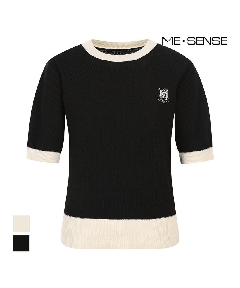 MESENSE Nanive Color Block Knit_Mb48Kns306Z