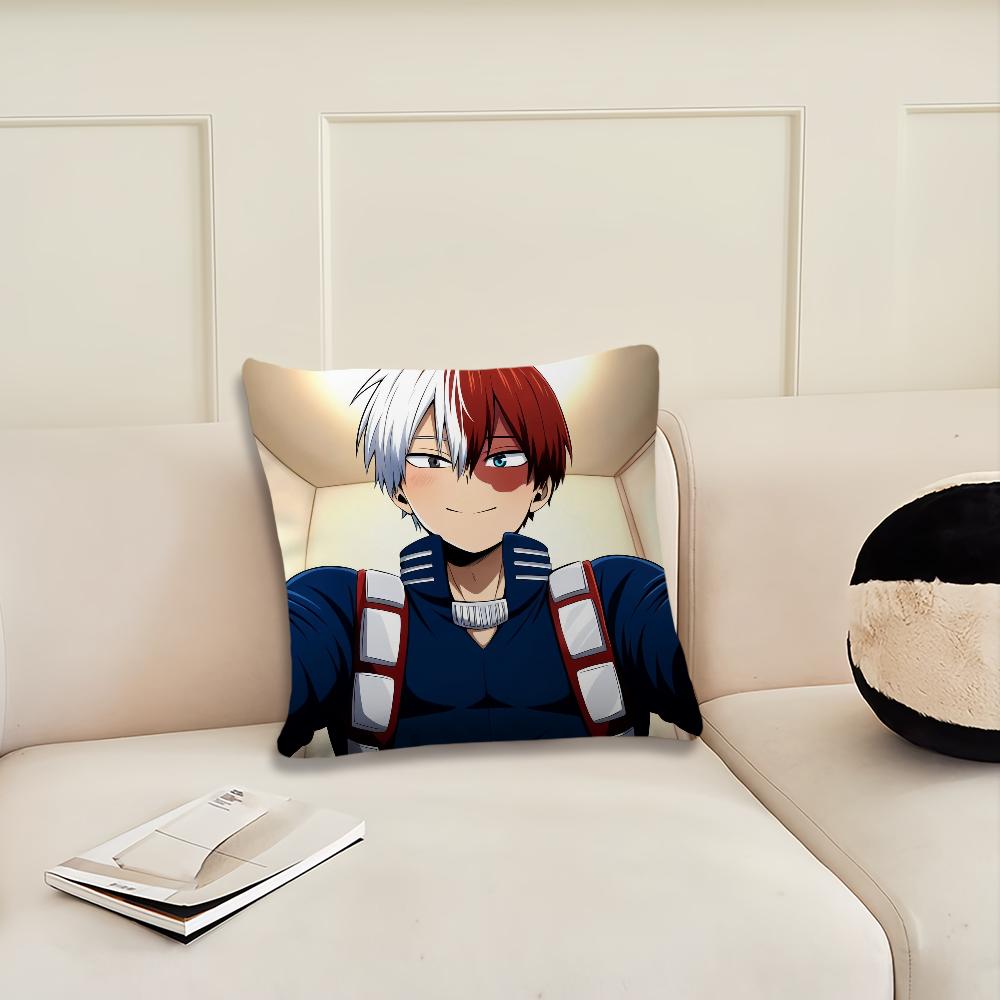 Anime M-Meine H-Heldenakademie Shoto Todoroki Kissenbezug Wohnzimmer Kopfteil Büro Schlafzimmer Kissen Sofa Nickerchen Kissenbezug
