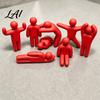 Handgefertigte Malprojekte 8 Stück Meccha Chamäleon Figuren 3D Gedruckte Gelenkige Action Mehrfarbige Spielzeugfiguren DIY Leere Graffiti Malspielzeug,