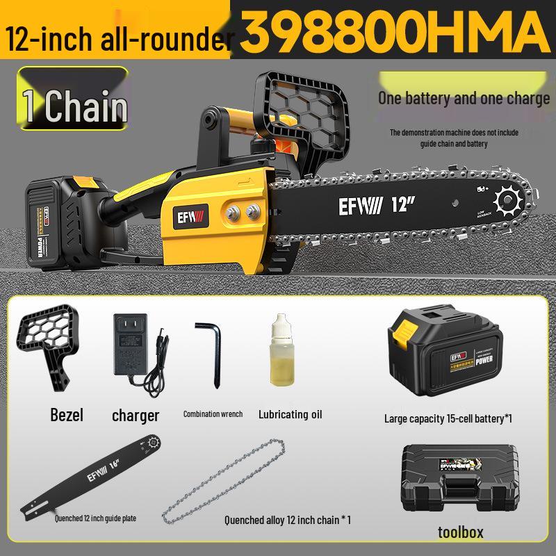 High-End German Cordless Electric Chainsaw: Compact Brushless Lithium Saw for Outdoor Logging