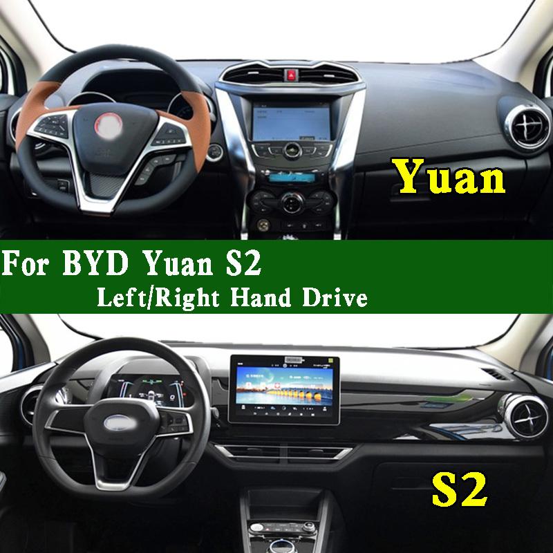 For BYD Yuan Pro EV360 EV535 S2 Accsesories Dashmat Dashboard Cover trument Panel Sunscreen Protective Pad Dash Mat Anti-Dirt