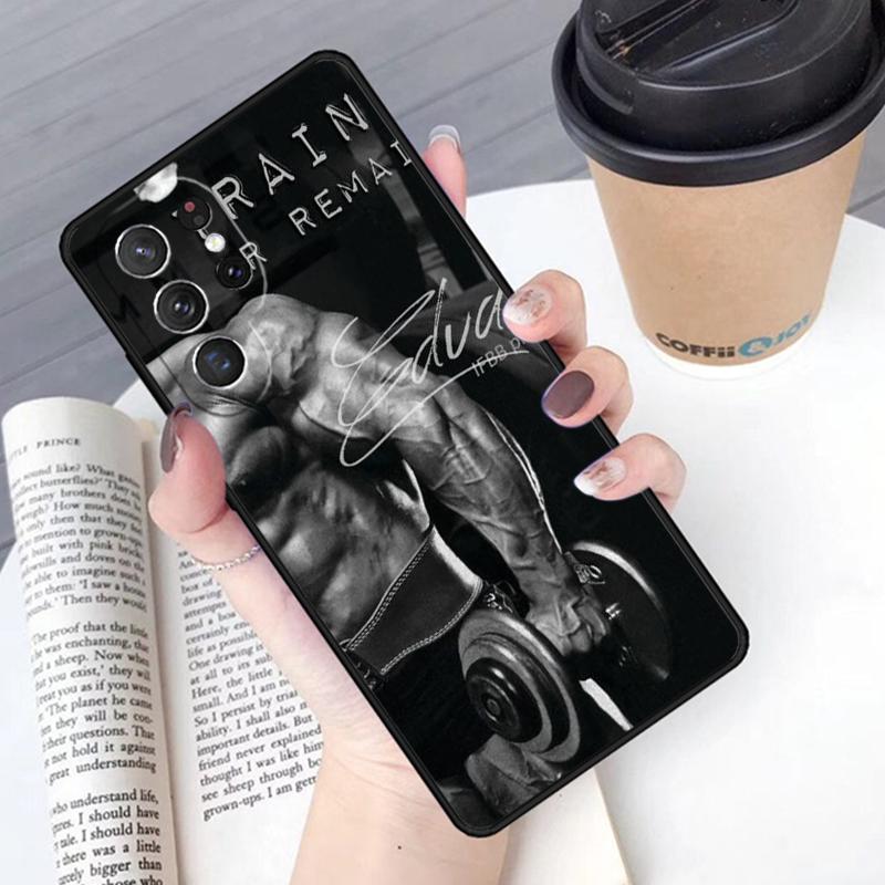 Bodybuilder phone case Cover For Samsung Galaxy S24 S25 Ultra S21 S22 Ultra S10E Note 10 Plus Note 20 FE S23