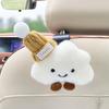 Multifunctional Car Hooks Cloud Car Accessories Set Cute Car Tissue Box