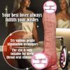 Bendable Electric Vibrating Silicone Wand with Heating Function - Adult Female Masturbator