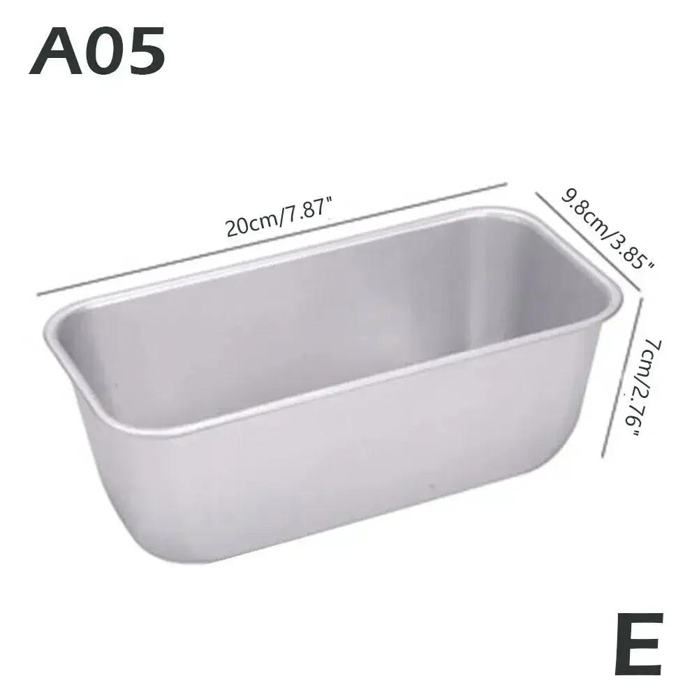 Rectangular Bread Mold Aluminum alloy Non-Stick Cake Pan Mini Toast Mold Cake Baking Tray Loaf Pan Kitchen Baking Tools Bakeware