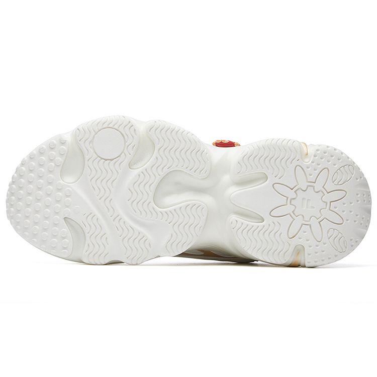 Fila Ade Xms Trendy Versatile Fabric Synthetic Leather Low-Top Casual Running Shoes Men Sneakers White Green Red F12M111225FBD