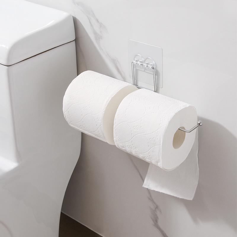 Stainless Steel Punch-Free Paper Towel Rack for Kitchen and Bathroom Storage