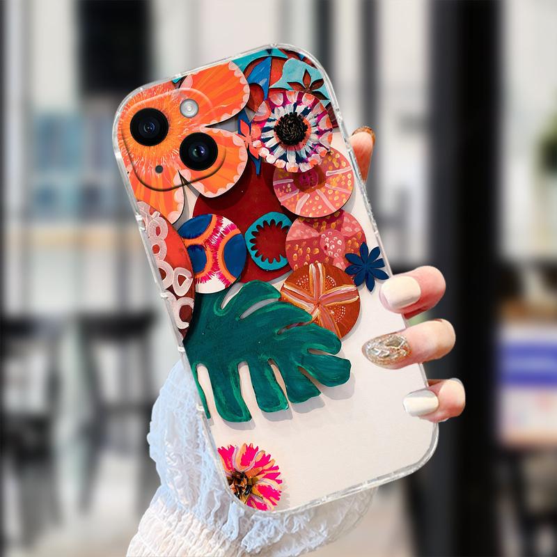 Clear Case For iPhone 13 Mini 13 Pro Soft TPU Phone Back Cover For iPhone 14 Pro Max Coque 14 Plus Transparent Protective Fundas