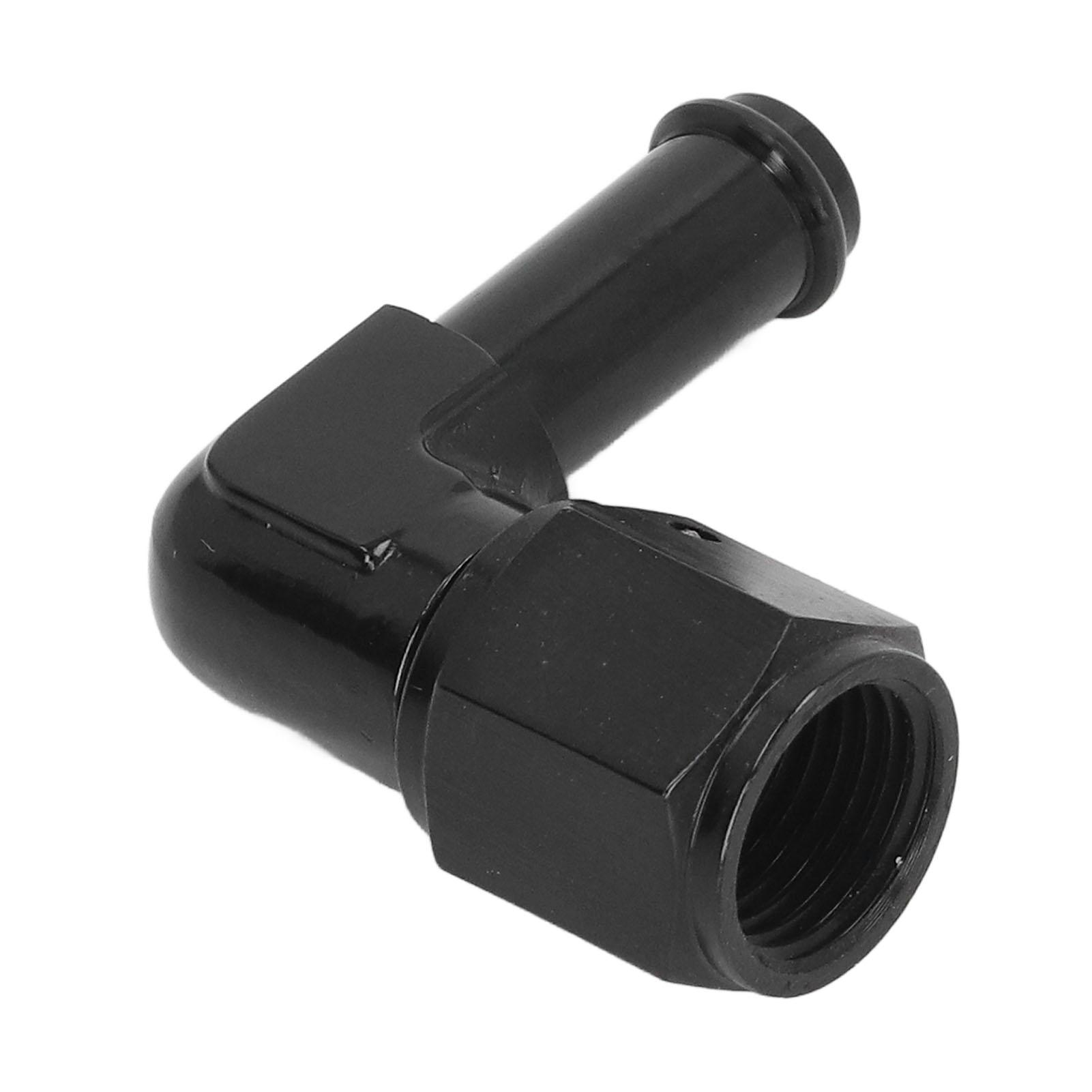 

Фитинг для топливного шланга 90 градусов 6AN Female на 38 дюймов, черный 6061Алюминиевый сплав T6 для топливного насоса