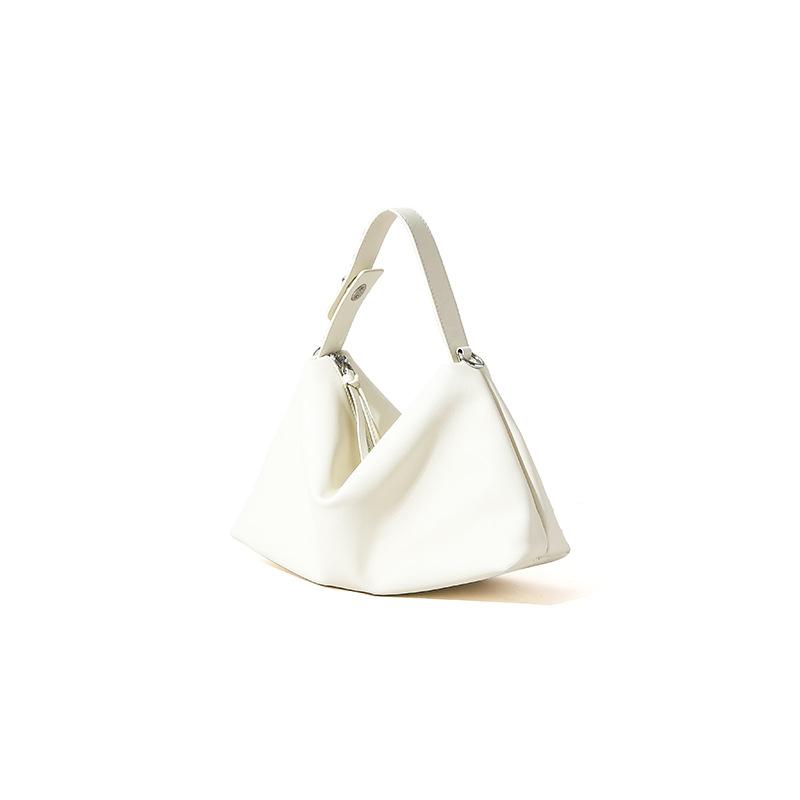 Single-shoulder Bag Large-capacity Genuine Leather Cosmetic Bag Minimalist Style Texture Handbag