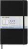 Moleskine Aquarell Notizbuch Large/A5, 200G-Aquarellpapier, Hard Cover, Schwarz