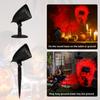 Halloween Projector Lights, Red Skull Projector LED Light, Waterproof Holiday Decoration for Party Yard Garden Outdoor Indoor Landscape Halloween