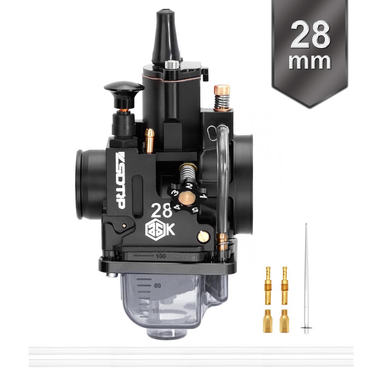 ZSDTRP CNC PWK Carburetor 28 30 32 34mm Universal Racing Carburetor for 2T 4T Engine Motorcycle Scooter ATV