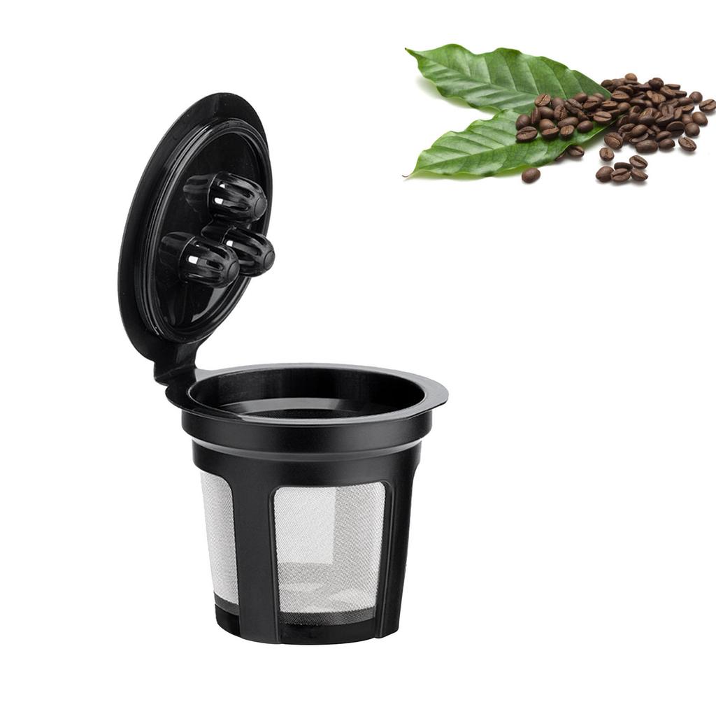 Reusable Coffee Filter Plastic 3 Hole Empty Capsule Replacement for Dual Brew Machine