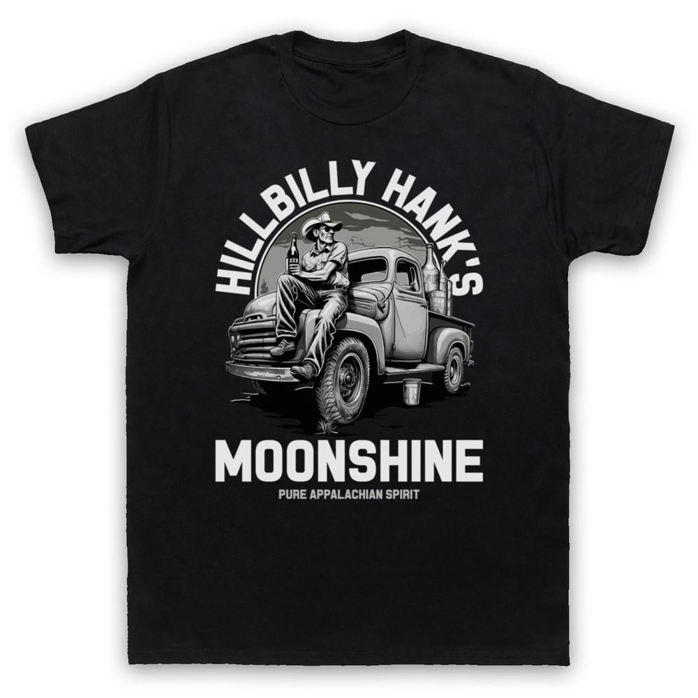 

Hillbilly Hank S Moonshine Pure Appalachian Spirit Mens And Womens T-Shirt M