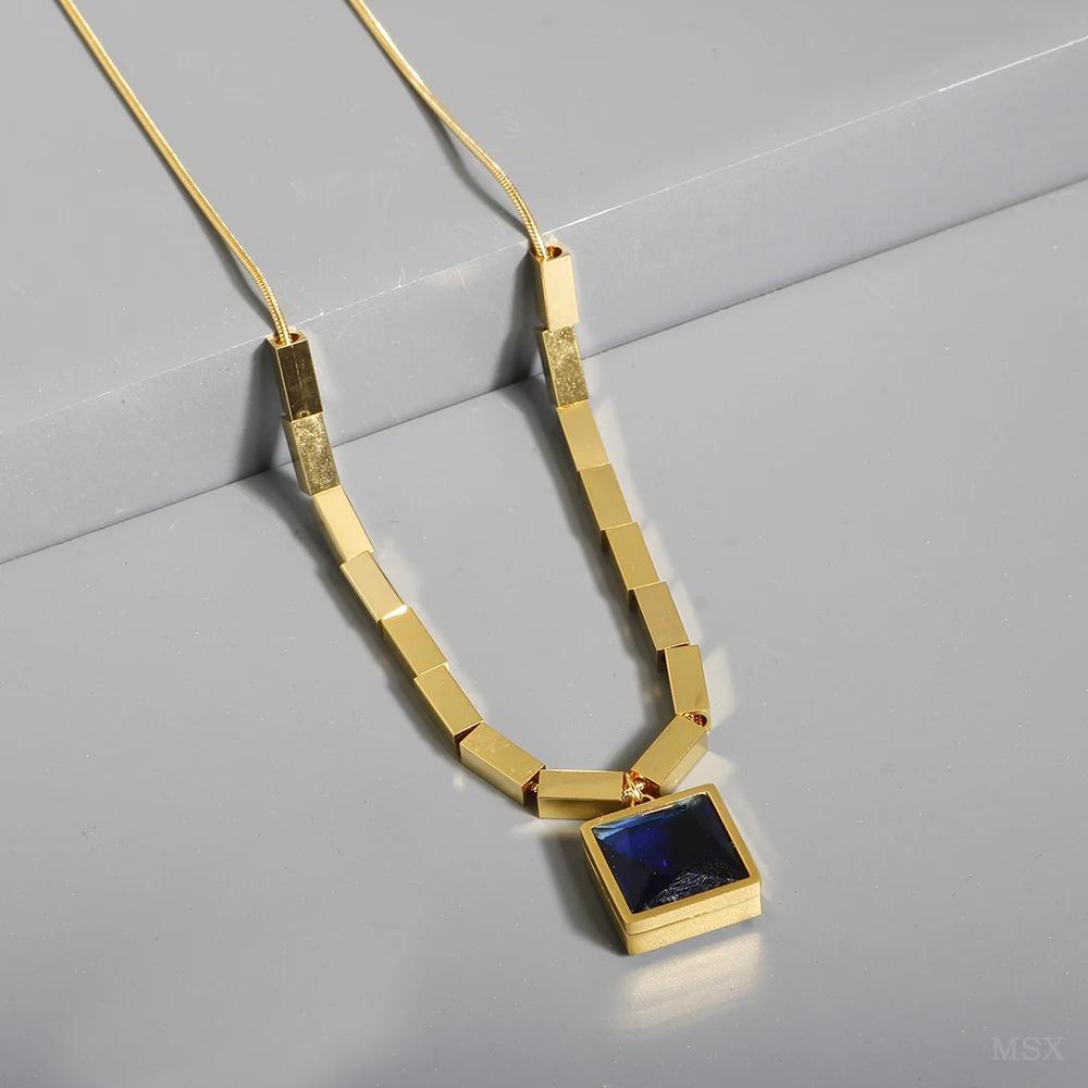 Delicate Stainless Steel Pendant Necklace CLE